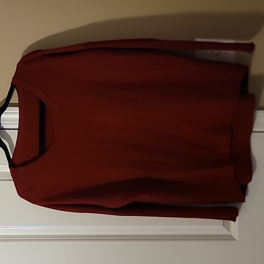 Dark red womens sweater size small